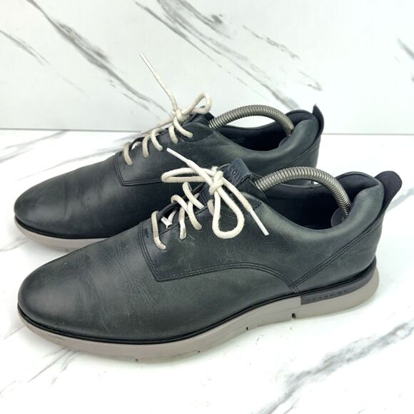 Cole Haan Shoes Mens Size 8.5 Blue Leather Grand OS Casual Lace Up Sneakers main image 4